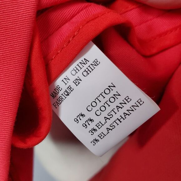 THEORY jacket Valma‎ red coat double breasted trench coat M - Picture 7 of 9